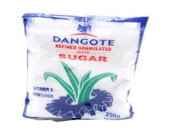 Dangote Refined Granulated Sugar 250 g