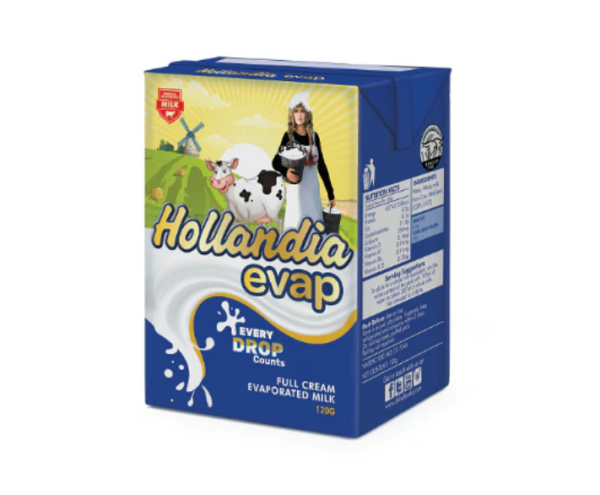 Hollandia Full Cream Evaporated Milk 120 g x6