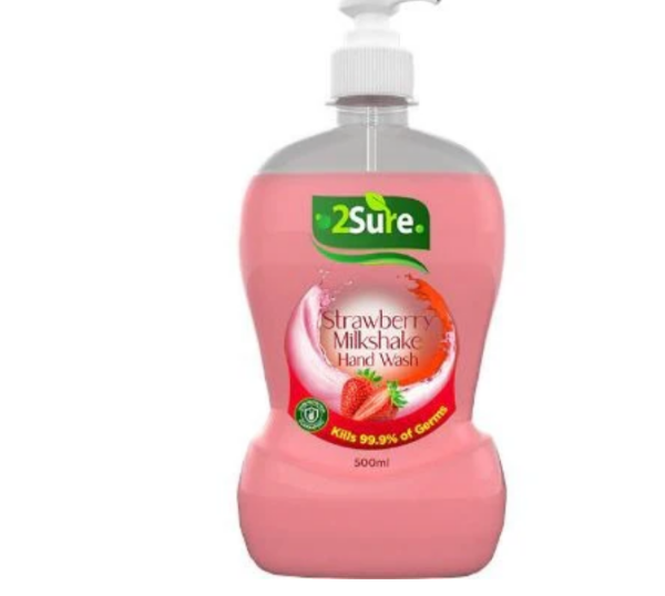 2Sure Hand Wash Strawberry Milkshake 500 ml